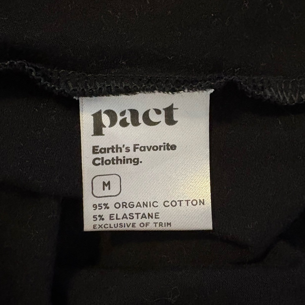 Pact Fit & Flare Midi Dress in Black; Organic Cotton - Picture 7 of 7